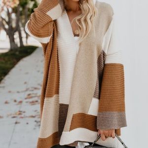 Sylvie Colorblock Knit Cardigan